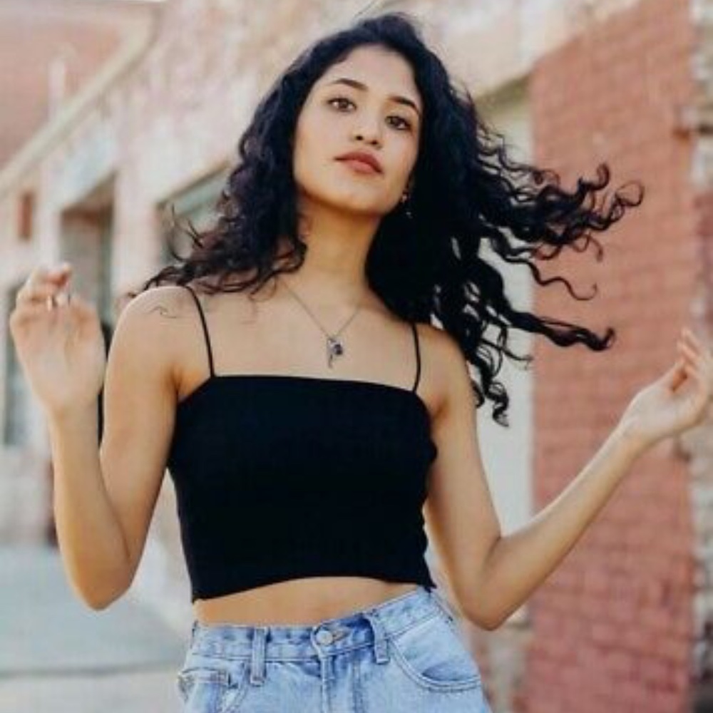 BRANDY MELVILLE black crop top